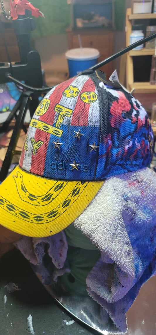 Custom “Do Not Comply” Patriotic Hat — Hand-Painted & Built to Stand Out