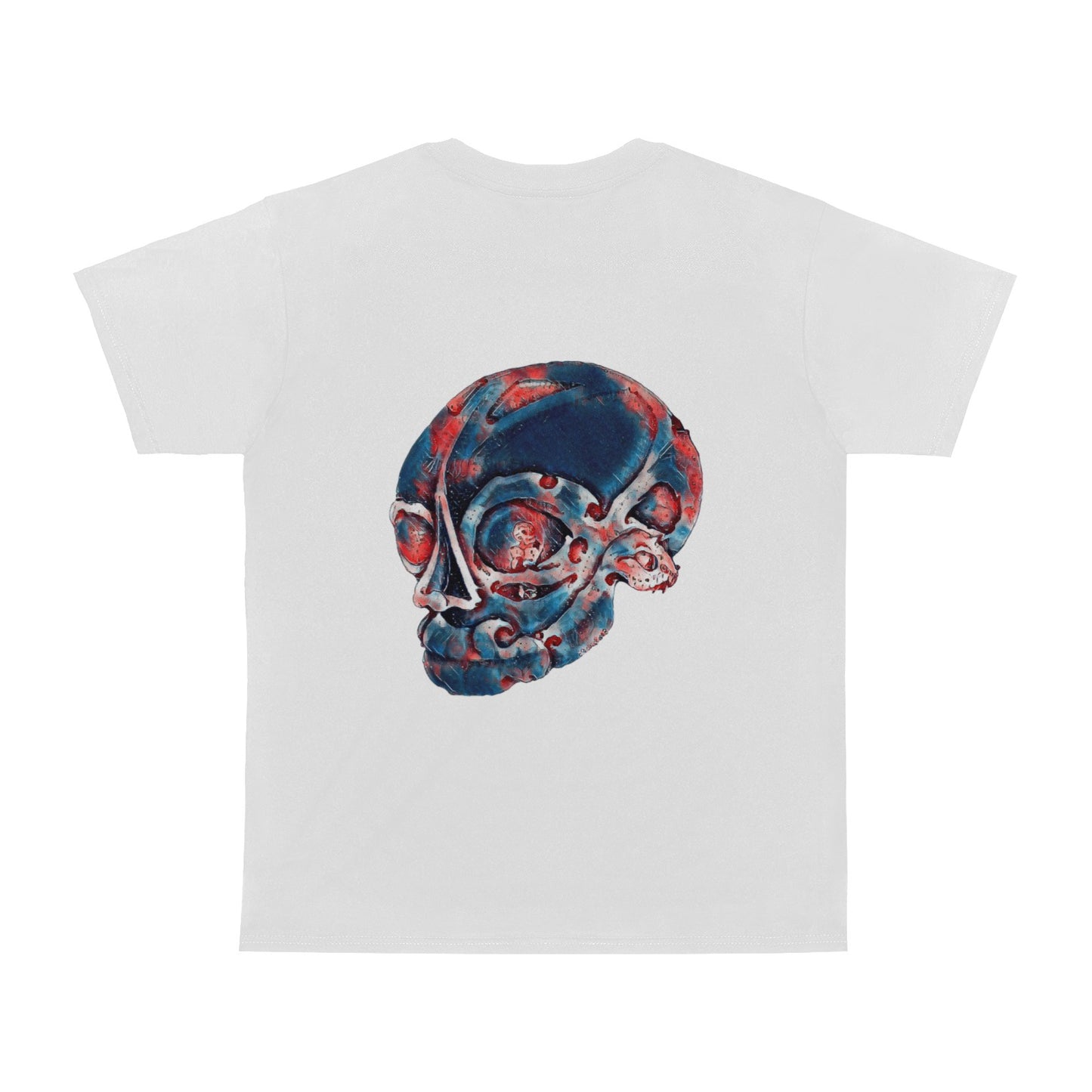 4th of July Cyborg Beauty T shirt WHITE Classic Men's T-shirt (USA Size)