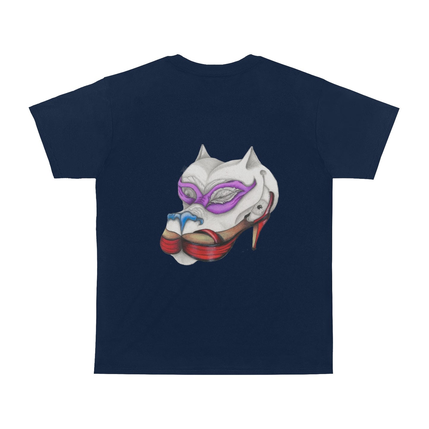 High Heel Pit Bull Original Design T shirt Classic Men's T-shirt (USA Size)