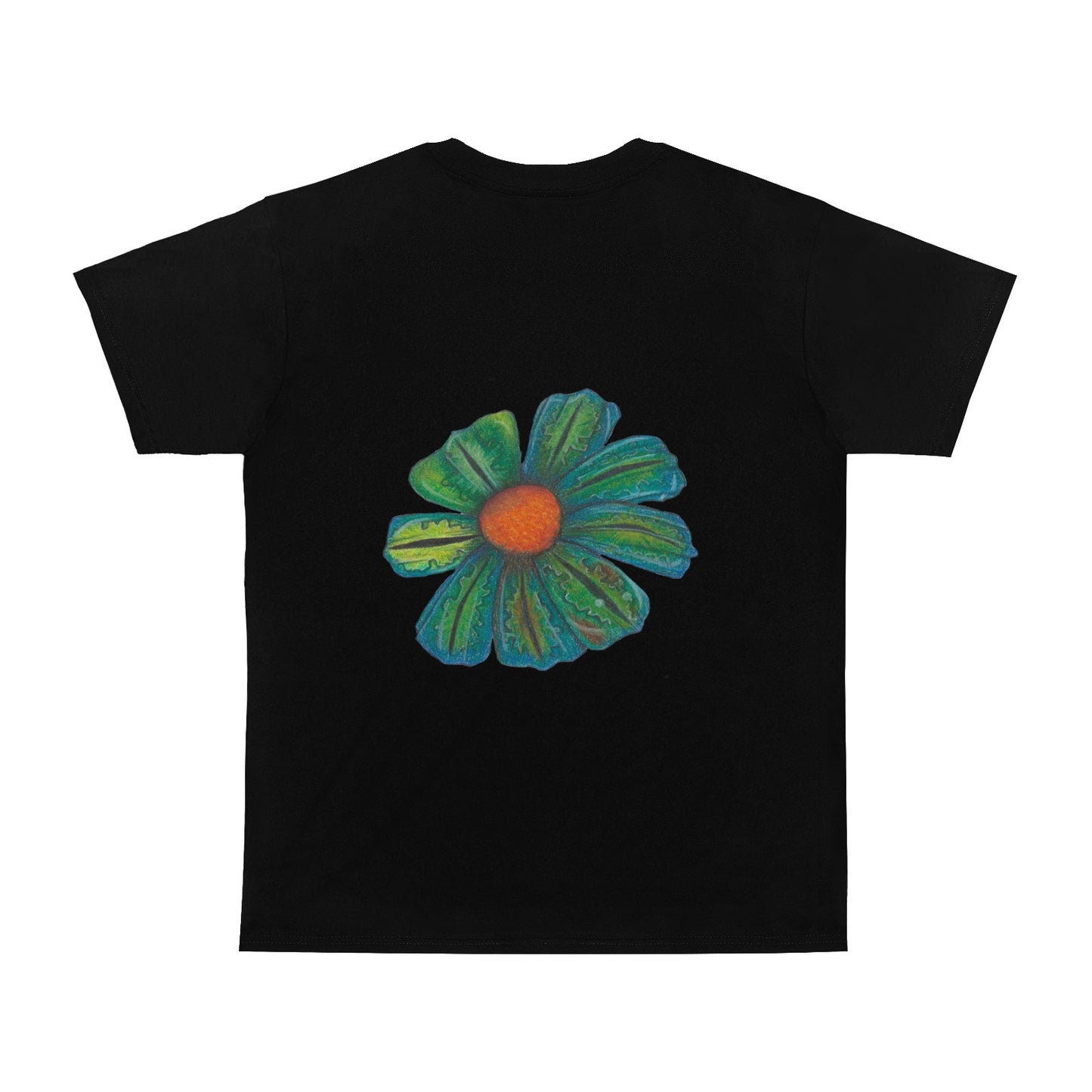Tattoo Flower Original Design T shirt Classic Men's T-shirt (USA Size)