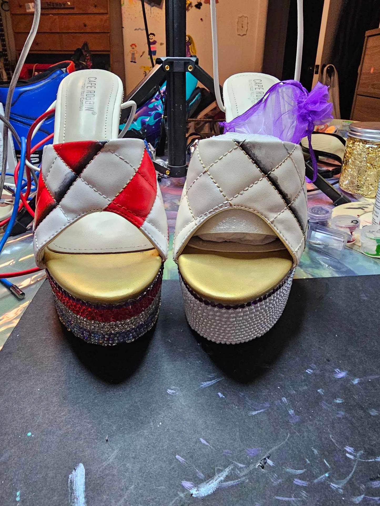 Custom Painted High Heels That Turn Every Step Into a Statement  OOAK