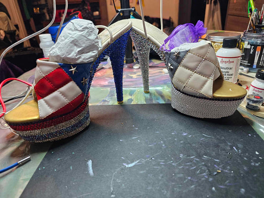 Custom Painted High Heels That Turn Every Step Into a Statement  OOAK
