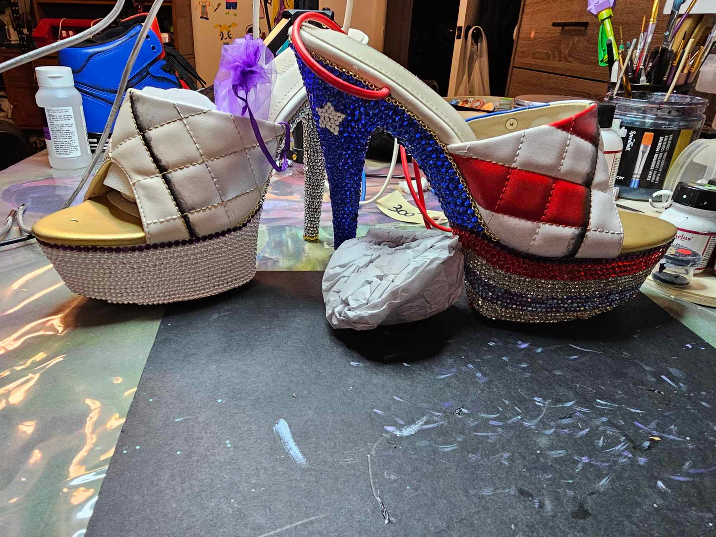 Custom Painted High Heels That Turn Every Step Into a Statement  OOAK