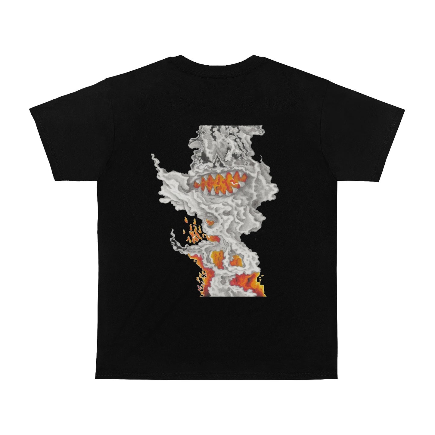 Face In Flames Original Design T shirt Classic Men's T-shirt (USA Size)