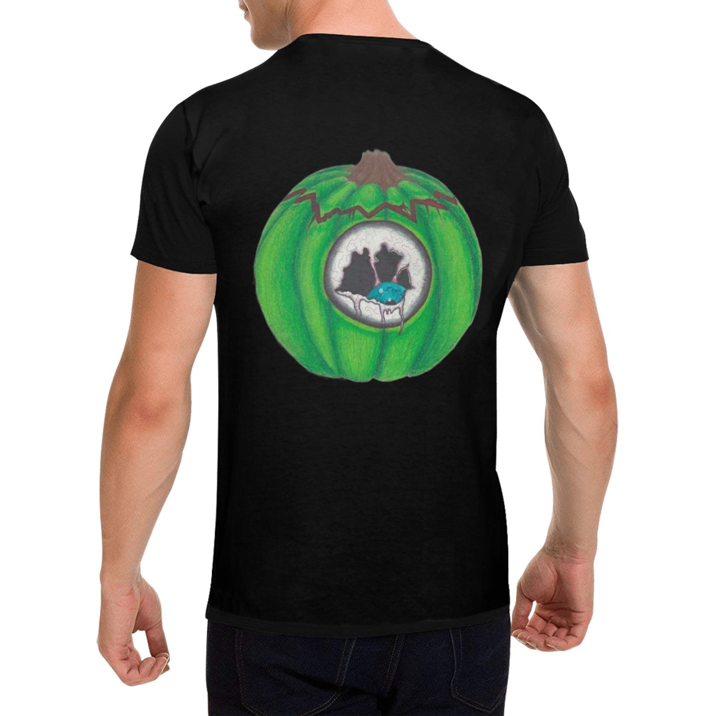 Green Pumpkin Original Design T shirt Classic Men's T-shirt (USA Size)