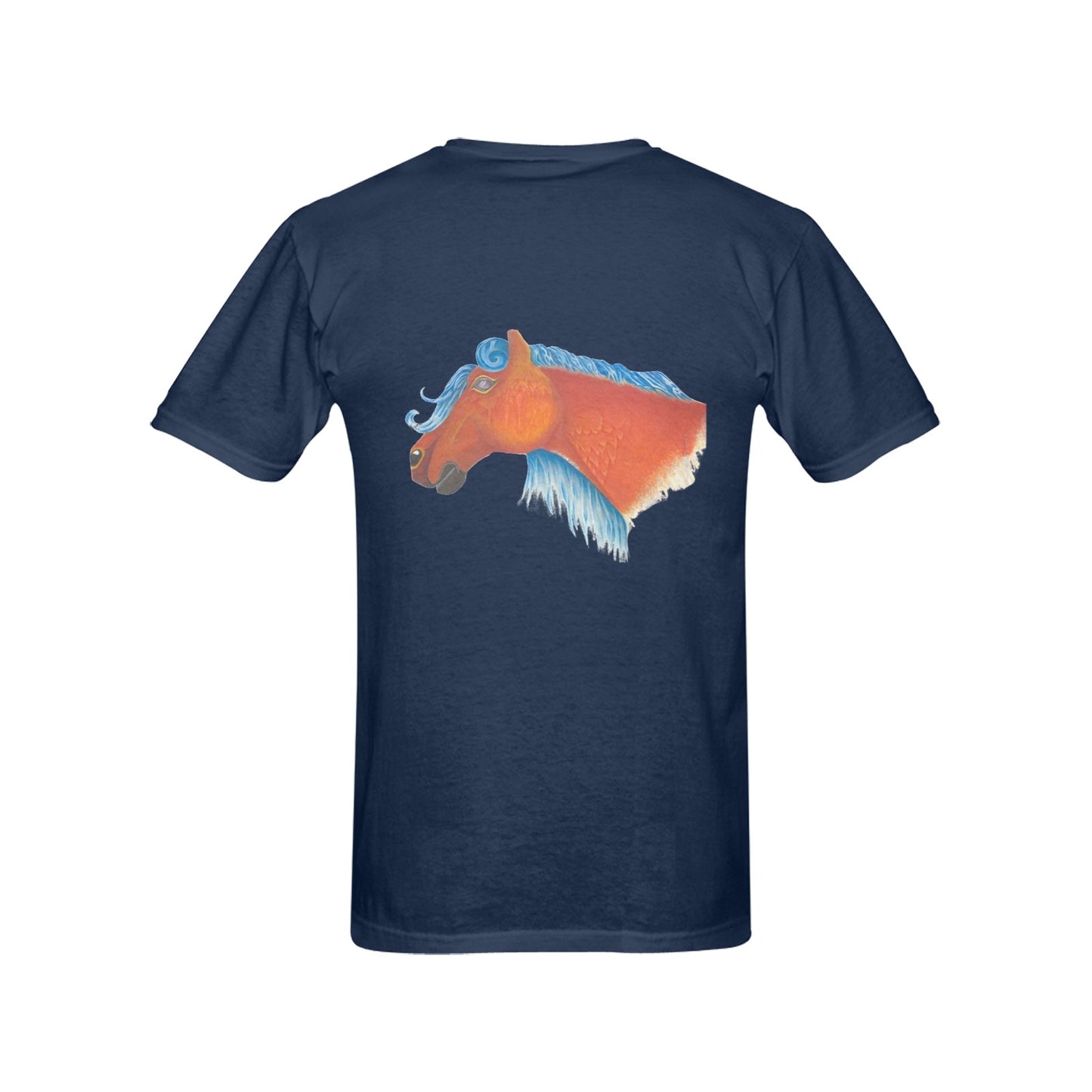Donkey: Diamonds Horse Original Design T shirt Classic Men's T-shirt (USA Size)