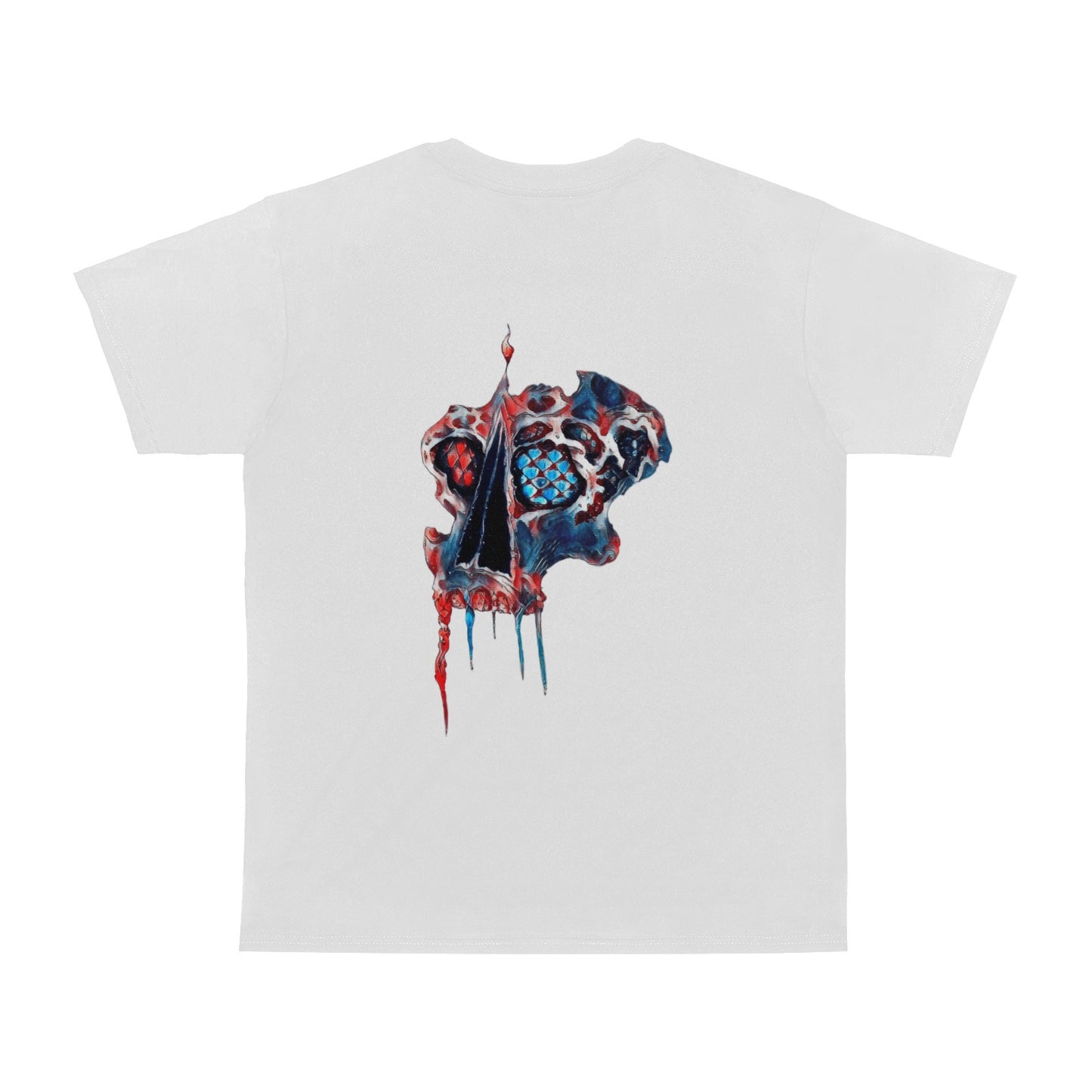 4th of July Scaled Skull T shirt WHITE Classic Men's T-shirt