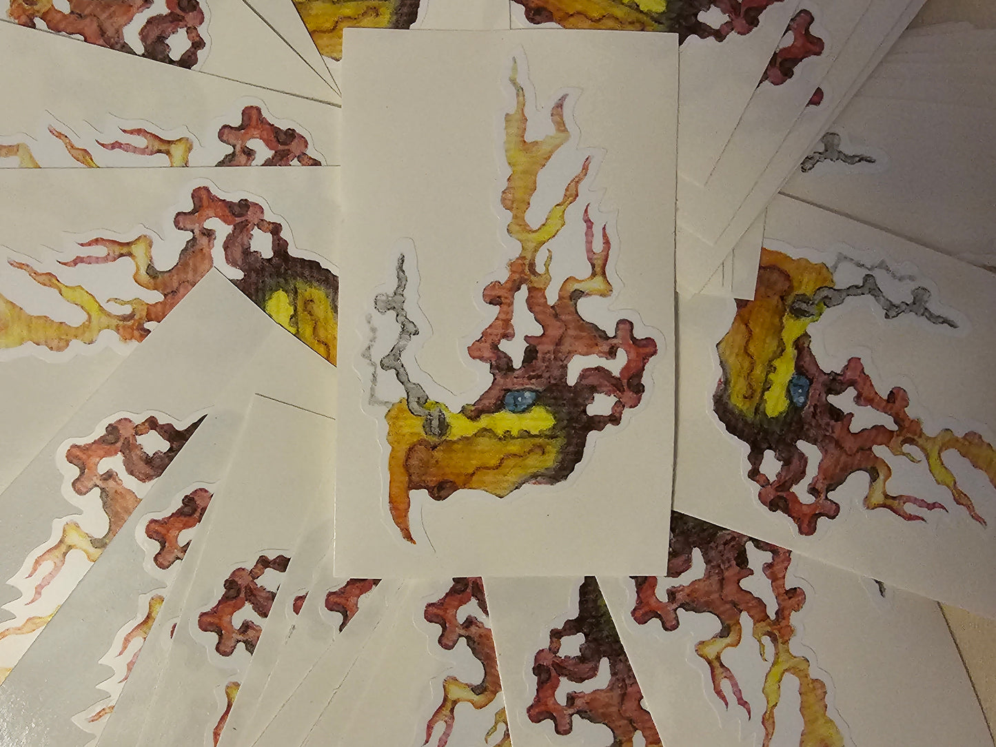 Fire Chicken Sticker