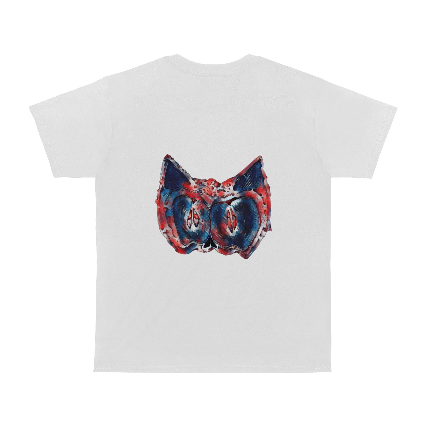 4th of July Apple Cat T shirt WHITE Classic Men's T-shirt (USA Size)