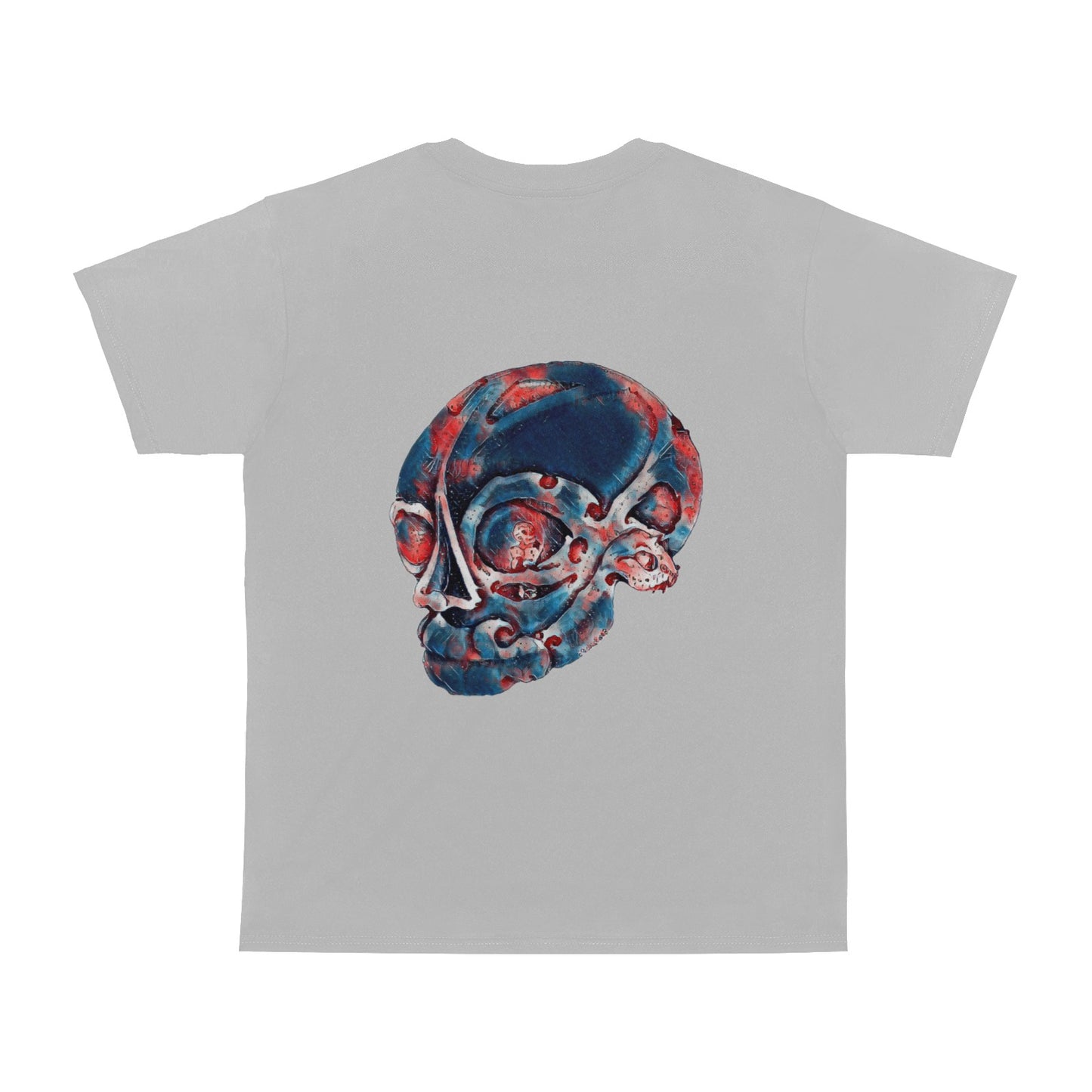 4th of July Cyborg Beauty T shirt GRAY Classic Men's T-shirt (USA Size)